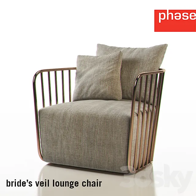 PHASE – BRIDE’S Veil Lounge Chair 3DSMax File