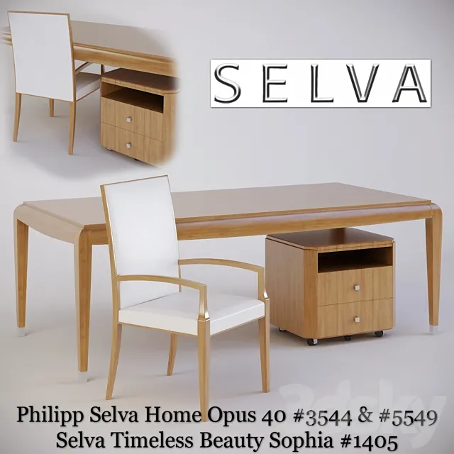 Philipp Selva Home Opus 40 # 3544 & # 5549 Selva timeless Beauty Sophia # 1405 3DSMax File