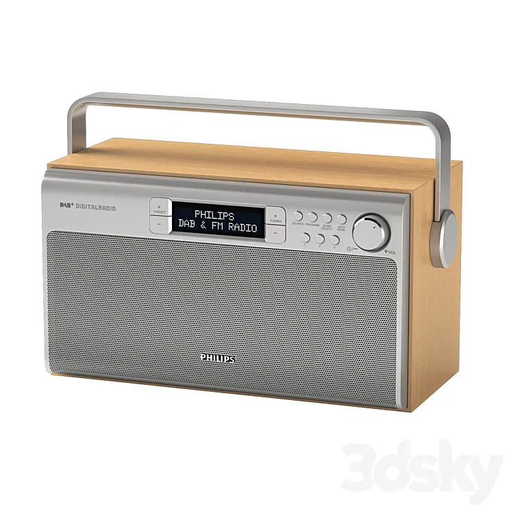 Philips AE5220 Portable Radio 3DS Max