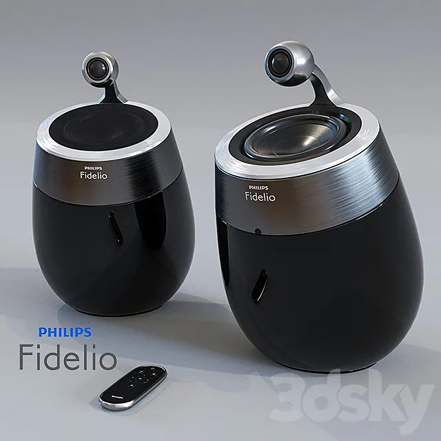 Philips Fidelio SoundSphere 3DS Max Model