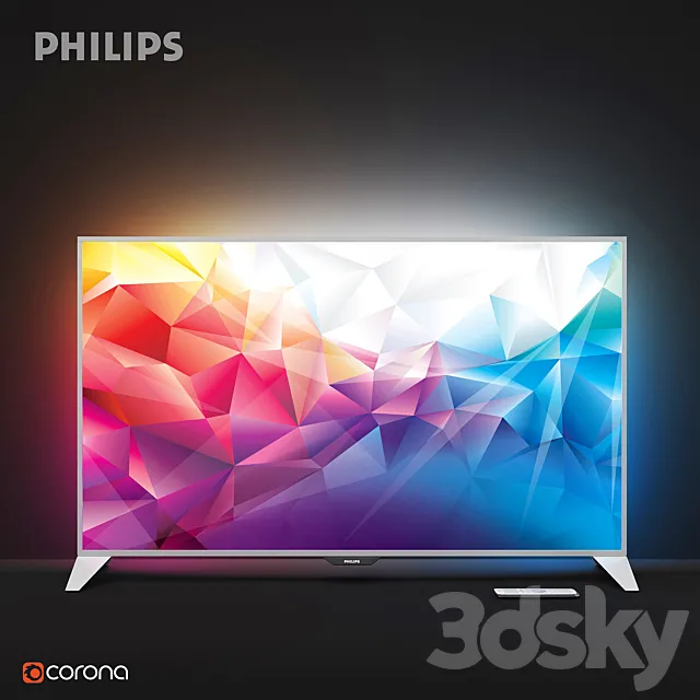 Philips TV 55PFS8109-60 3ds Max