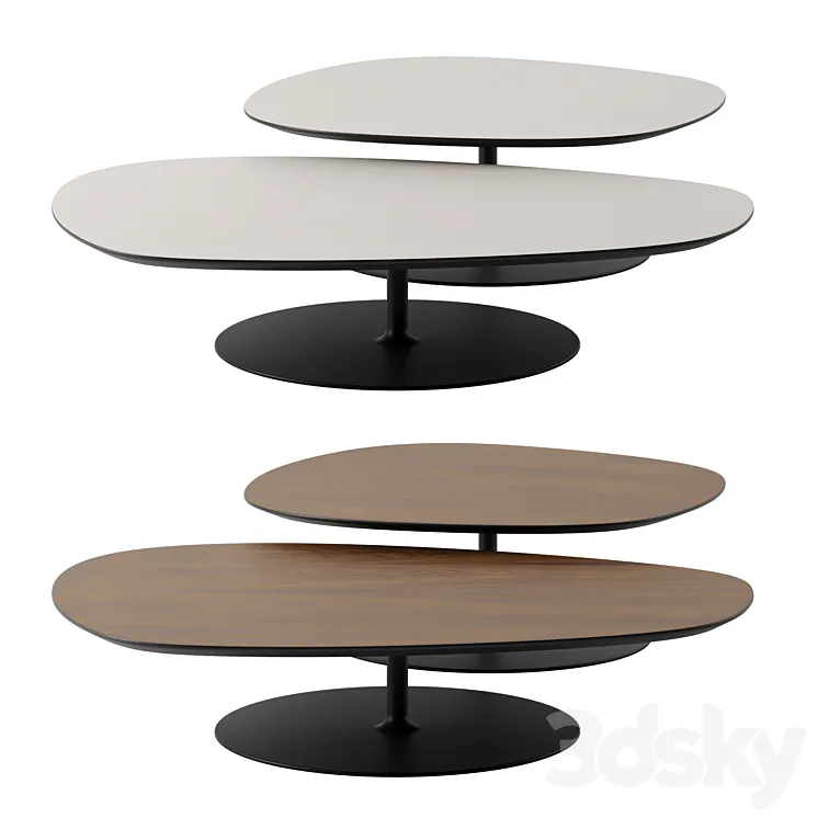 Phoenix coffee tables by Moroso 3DS Max
