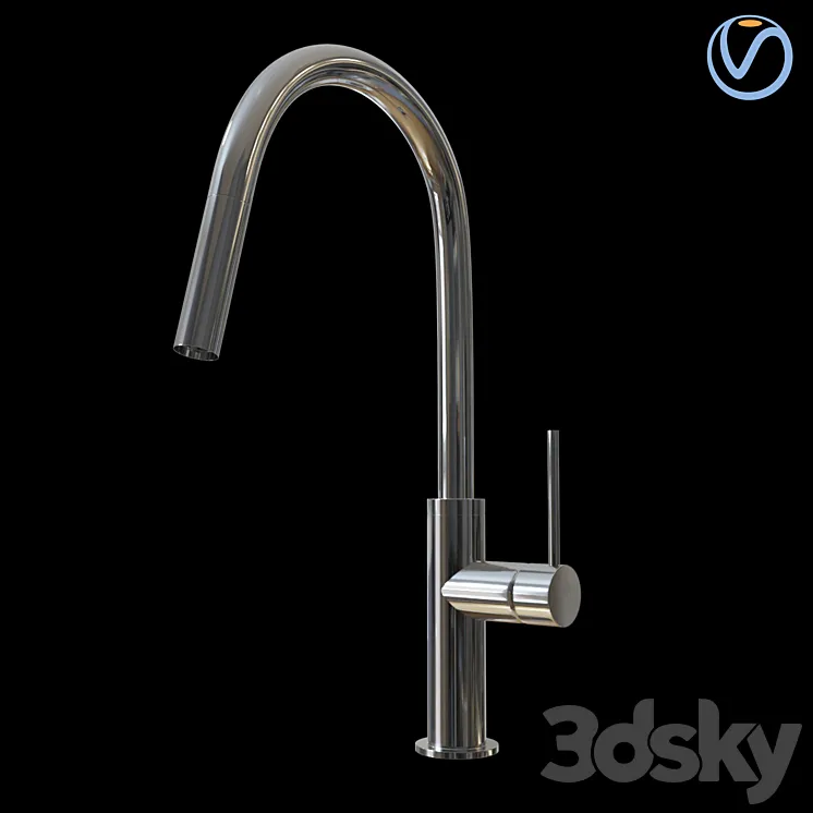 Phoenix Tap VIVID SLIMLINE PULL OUT SINK MIXER 3DS Max