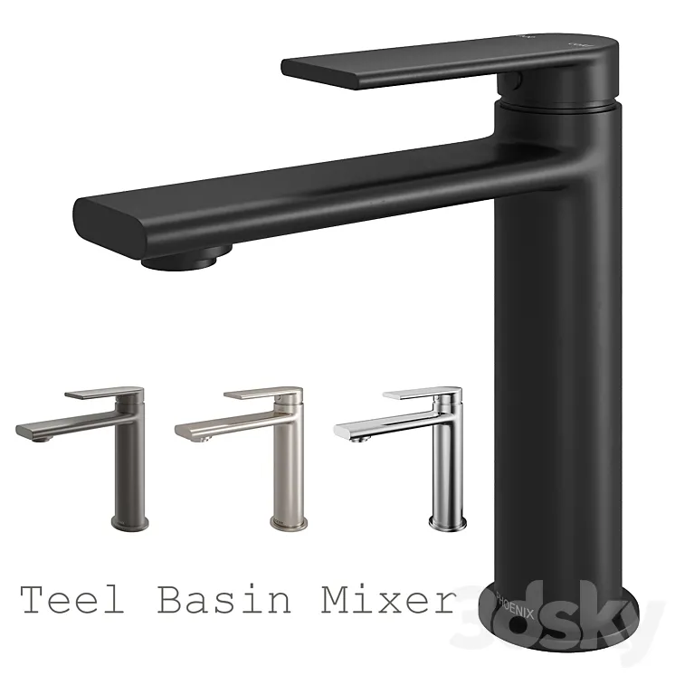 Phoenix Teel Basin Mixer 3DS Max Model