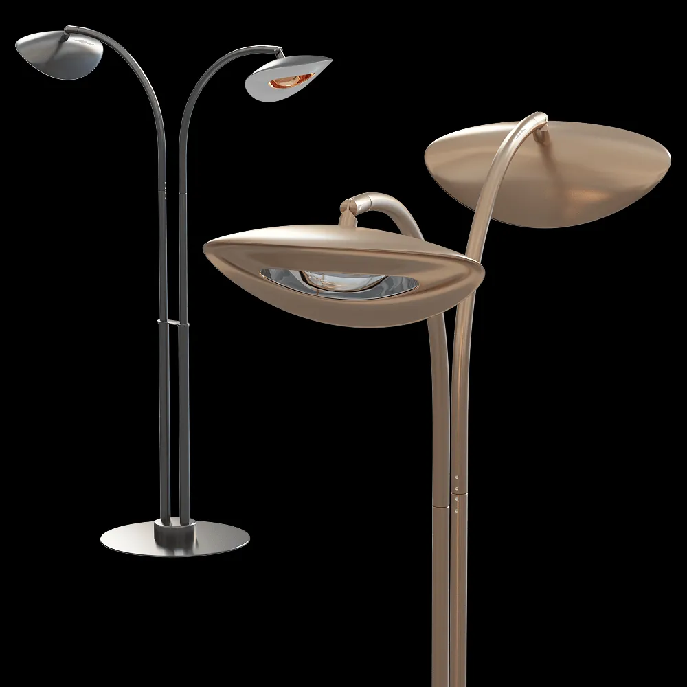 Phormalab – Floor double standing lamp with medium arc Hotdoor HCA22 3ds Max