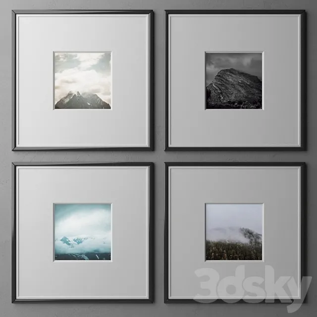 Photo frame with photo – 02-03 3ds Max