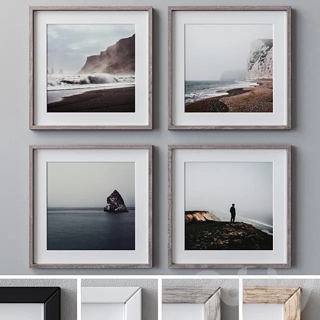 Photo Frames Set 1112 3DSMax File