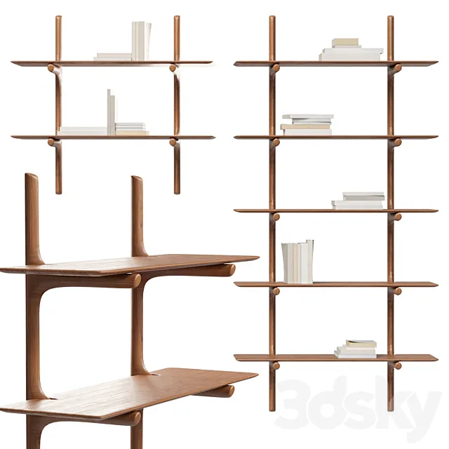 Pi Wall Shelf 3DS Max Model