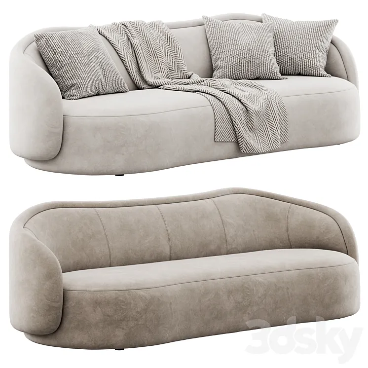 Pia sofa by Christophe Delcourt 3DS Max