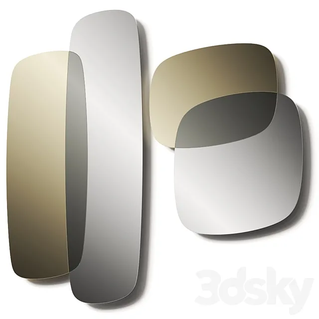 Pianca Oltre Mirror 3ds Max