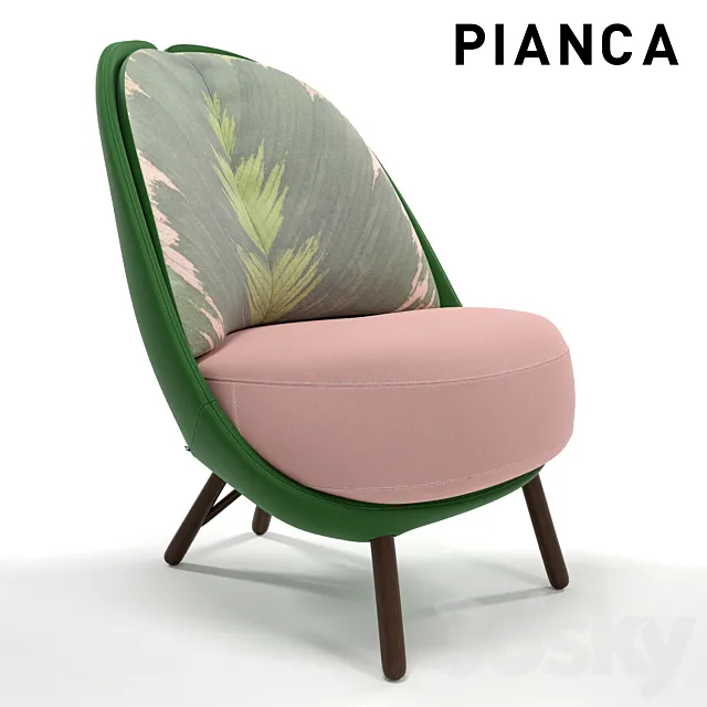 Pianca_Calatea 3DS Max Model