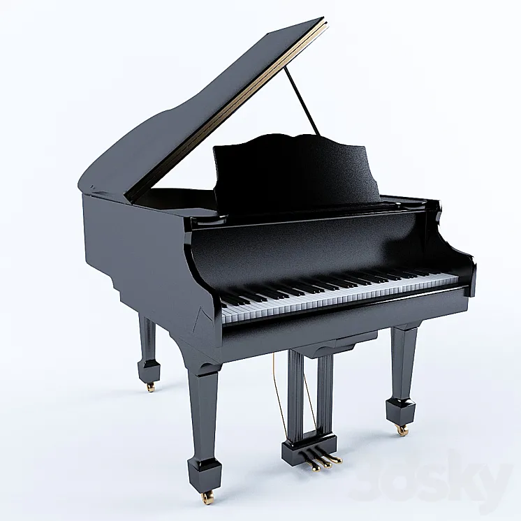 Piano 3DS Max