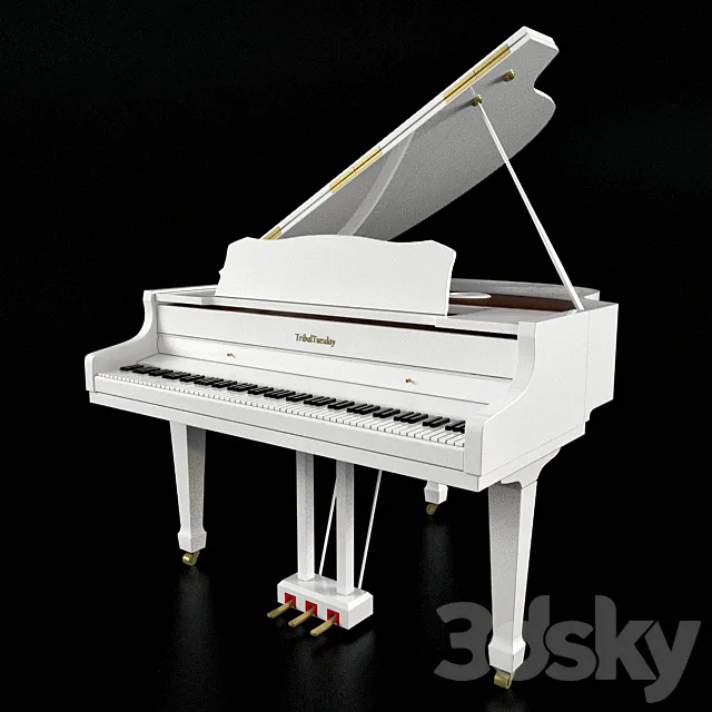 Piano _ Piano 3DS Max Model