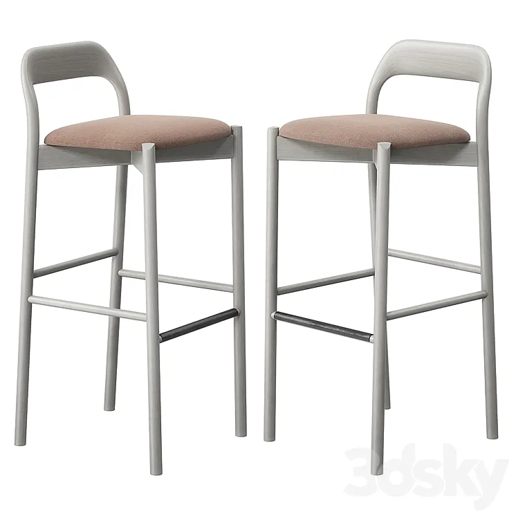Piaval Earl barstool 3DS Max
