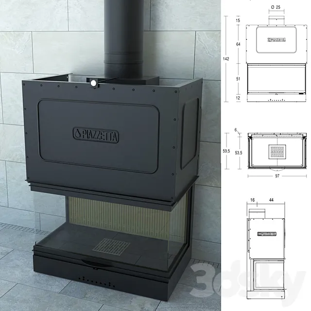 Piazzetta MA 271 SL 3ds Max