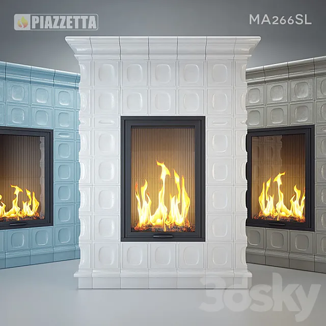 Piazzetta MA266SL Tiled Stove 3DSMax File