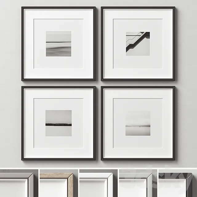 Picture Frames Set -271 3ds Max