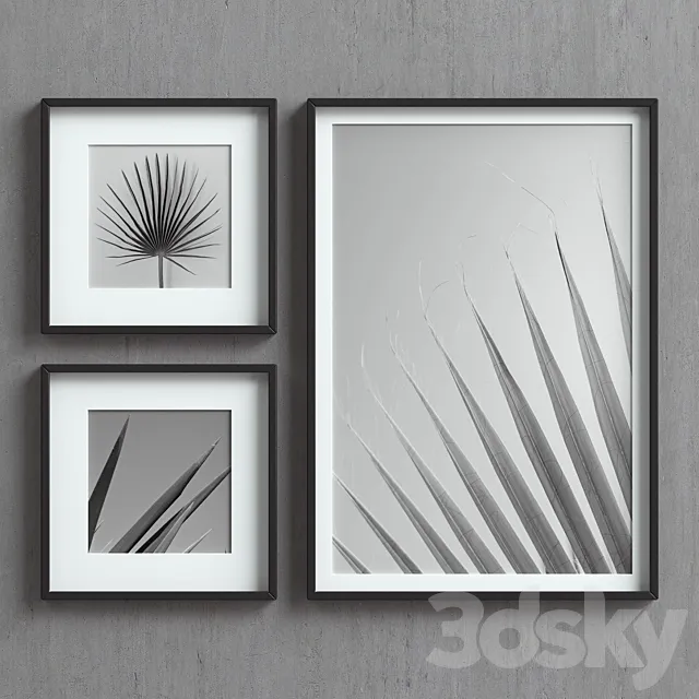 Picture Frames Set-37 3ds Max