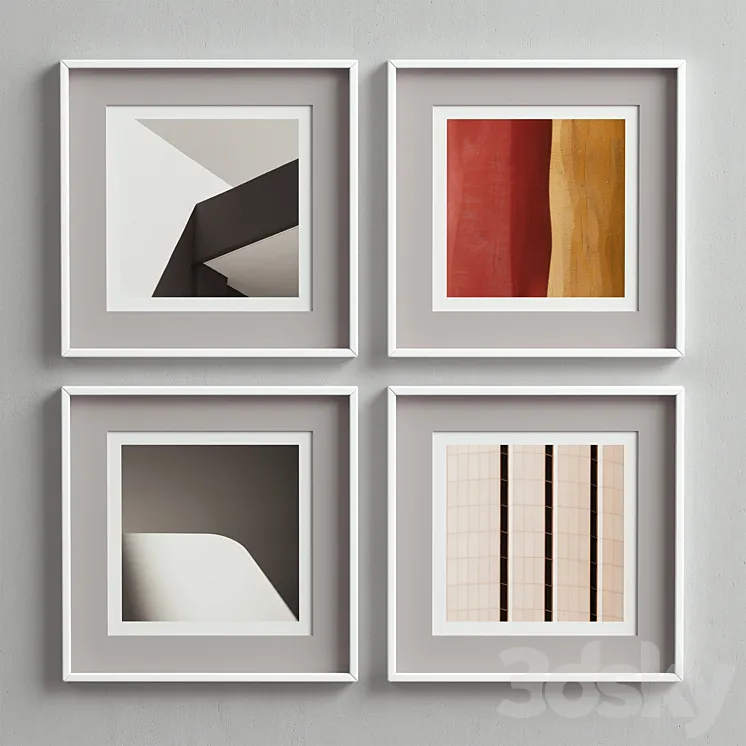 Picture Frames Set-70 3DS Max