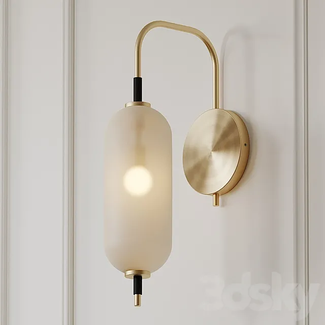 PIERCE Wall Sconce by Coil and Drift 3DSMax File