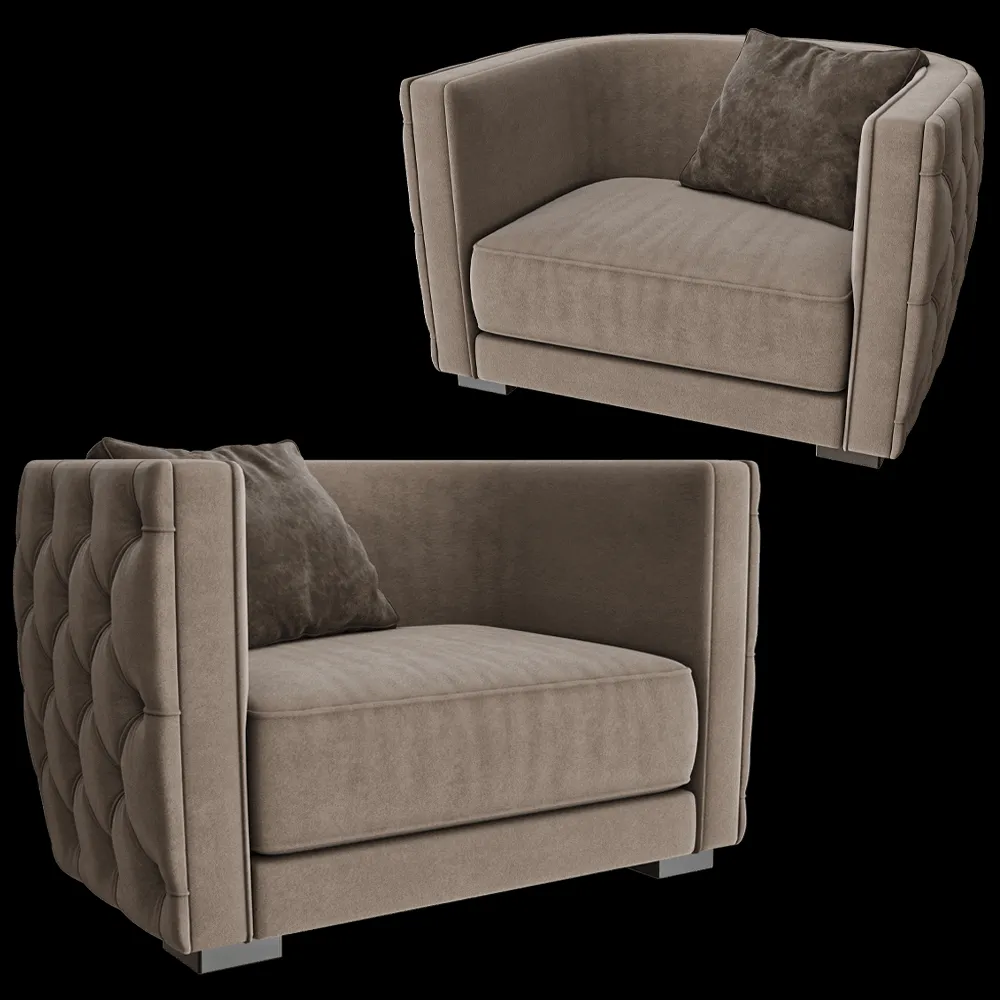 Piermaria Design – Armchair HERRERA 3ds Max