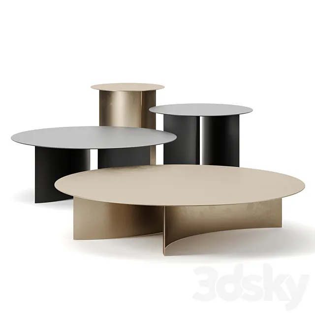 Pierre coffee tables by Flou 3DSMax File