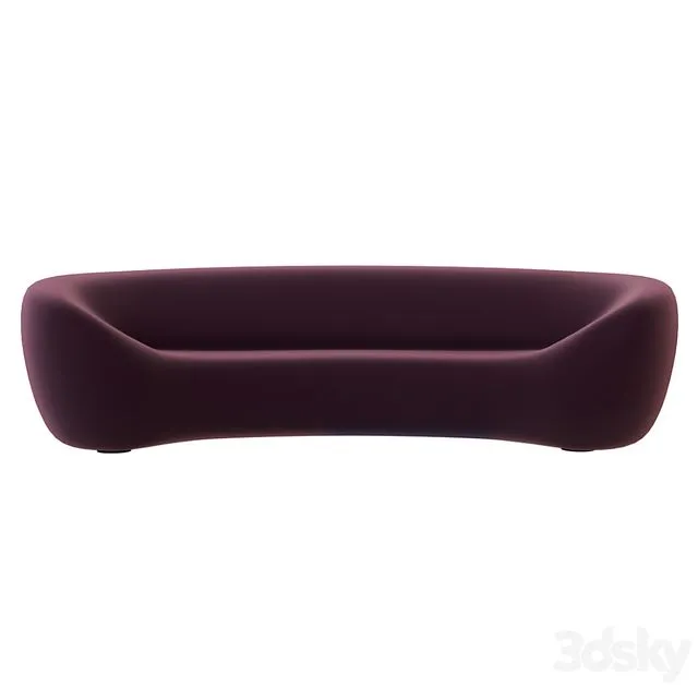 Pierre Paulin Sofa Big C Designed 1971 3dsMax Model