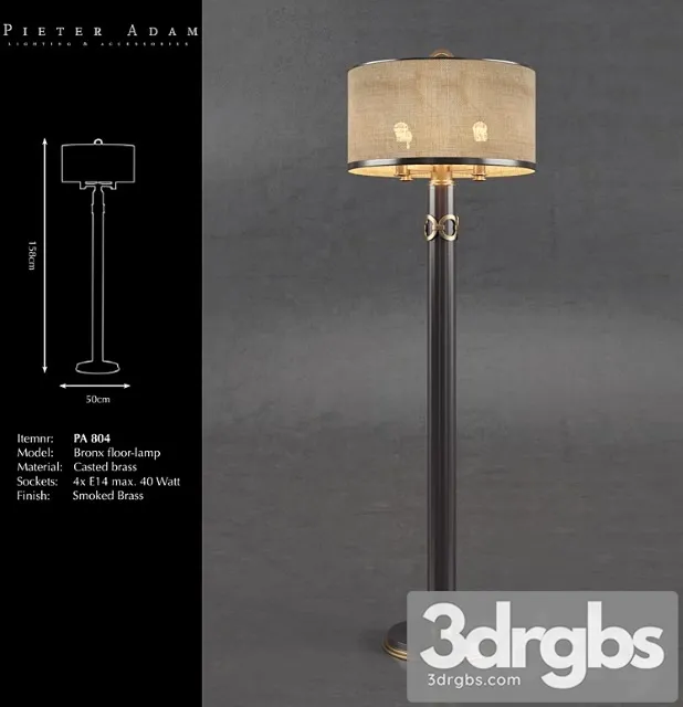Pieter adam bronx floor-lamp pa 804 3dsmax Download