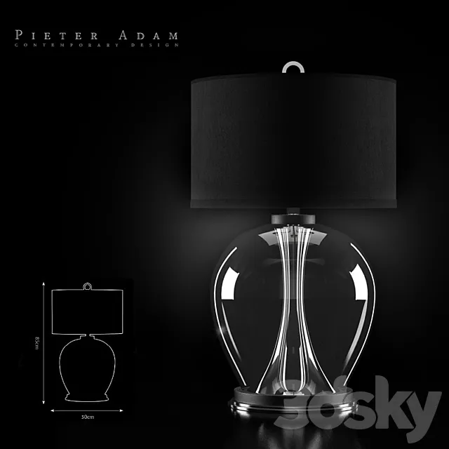 Pieter Adam ROSEDALE PA 822 3ds Max