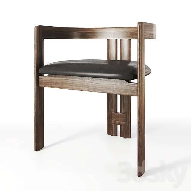 Pigreco chair by Tacchini 3DS Max Model