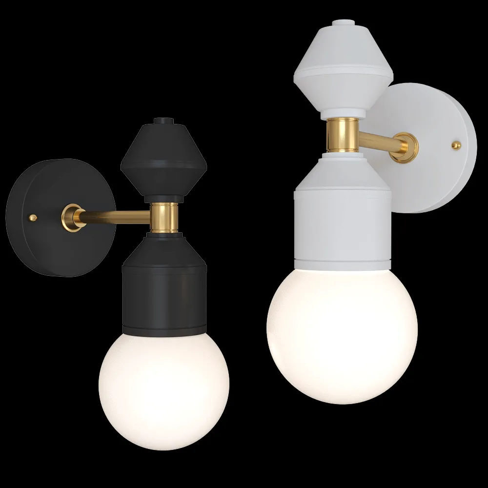 Pikart  – Wall lamp Art.  6239 3ds Max