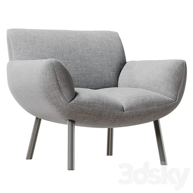 Pil Armchair 3ds Max