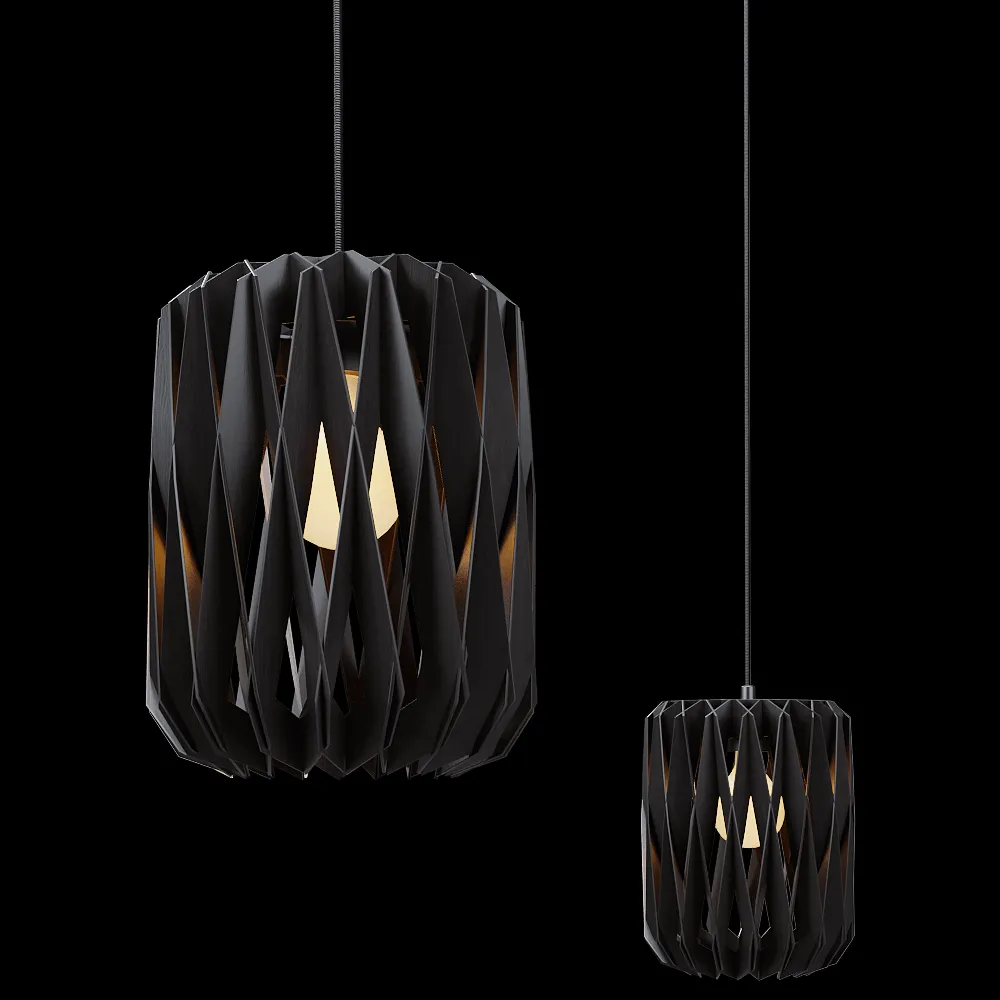 Pilke  – Pendant lamp Pilke Signature 18 black 3ds Max