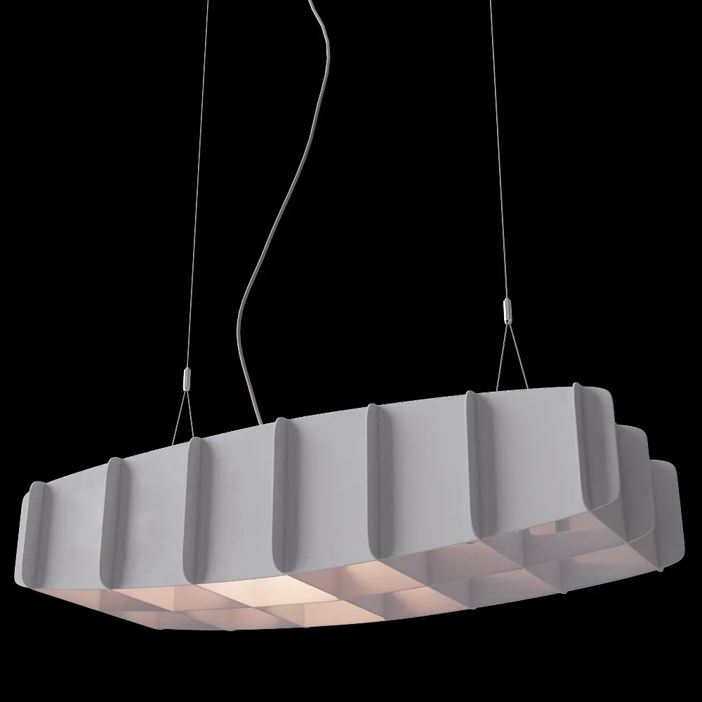 Pilke  – Pendant lamp Ristikko 95 white 3ds Max