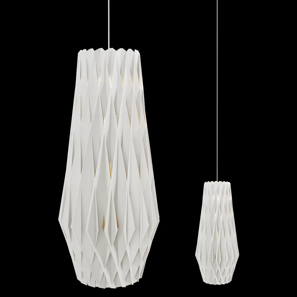 Pilke  – Pendant lamp Signature 3070 white 3ds Max