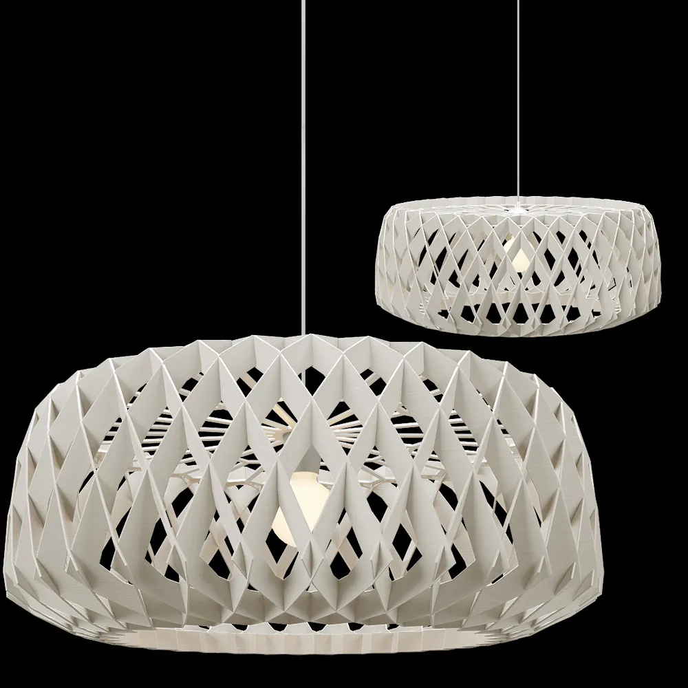 Pilke  – Pendant lamp Signature 80 white 3ds Max