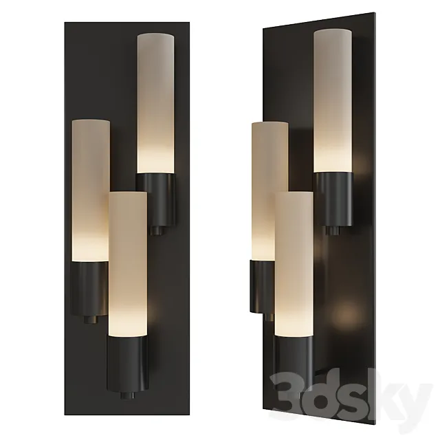 Pillar multilight wall sconce 3DSMax File