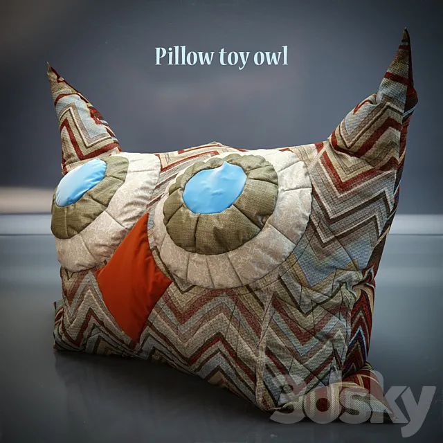 Pillow _  owl 3DSMax File