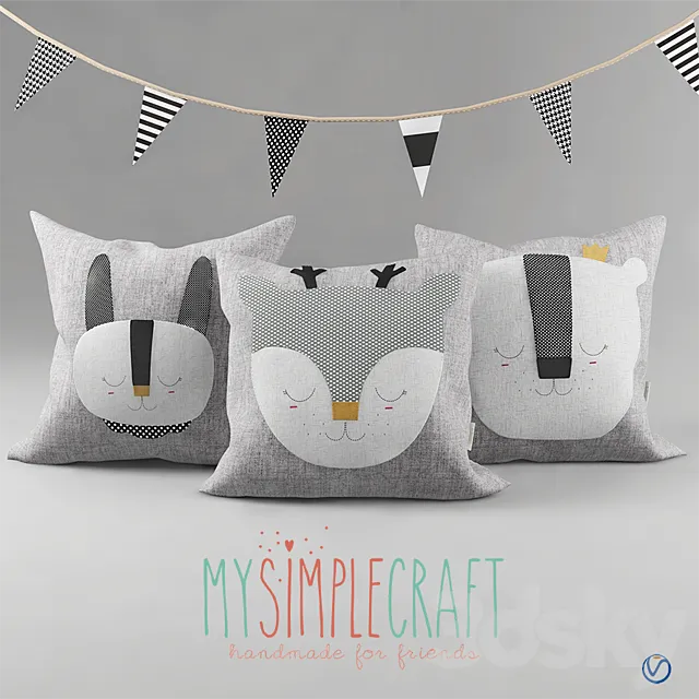 Pillow My Simple Craft 3ds Max