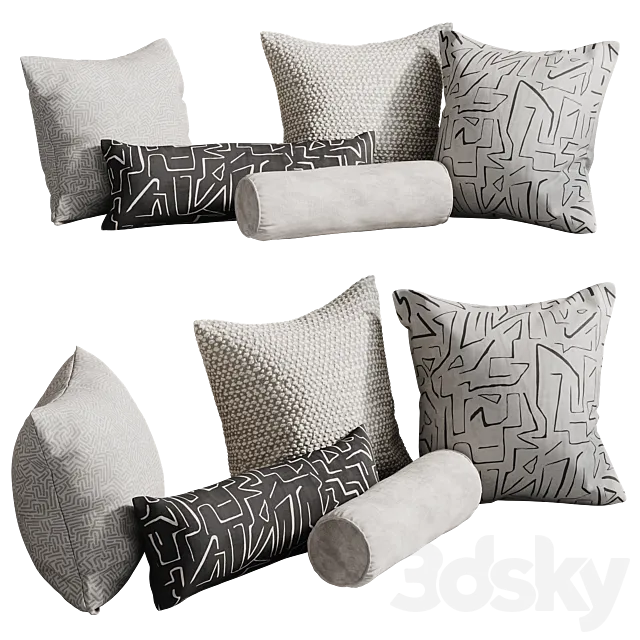 Pillow set 4 3ds Max