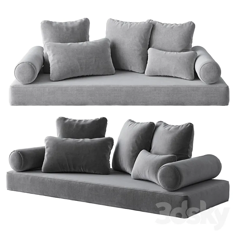 Pillow set \ Decorative pillows 3DS Max Model