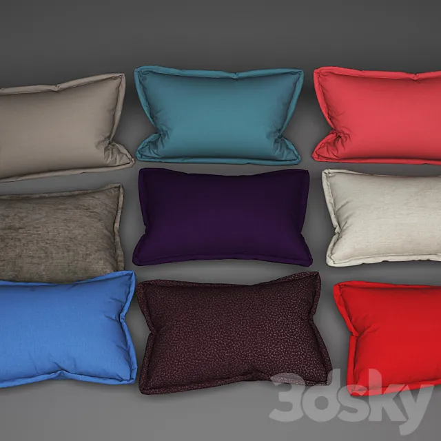 pillows 3ds Max