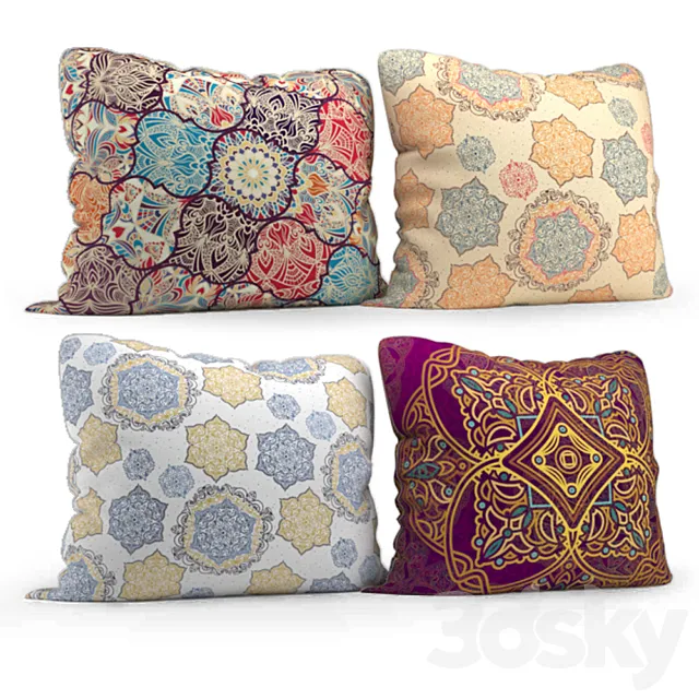 Pillows 3ds Max