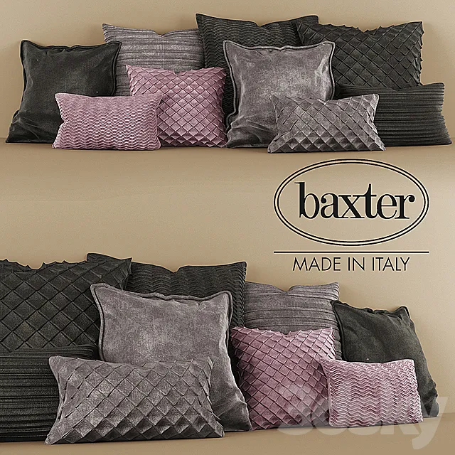 pillows baxter 3DSMax File