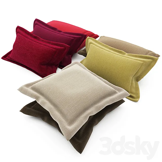 Pillows collection 92 3DSMax File