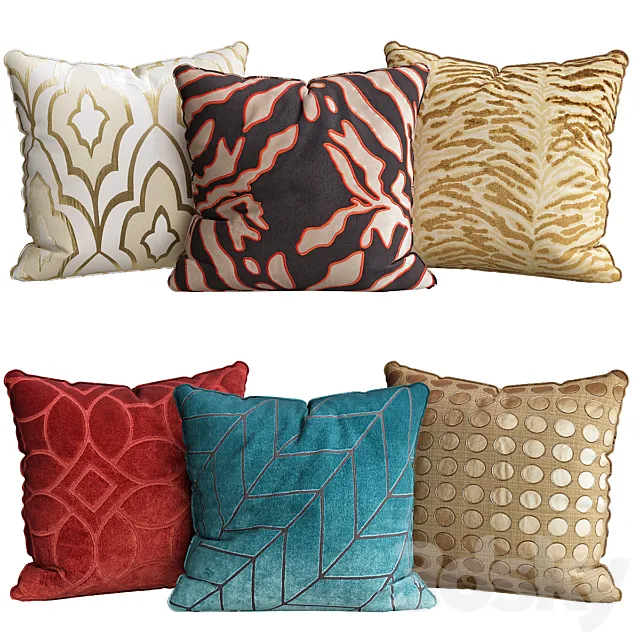 Pillows collections_2 3DSMax File