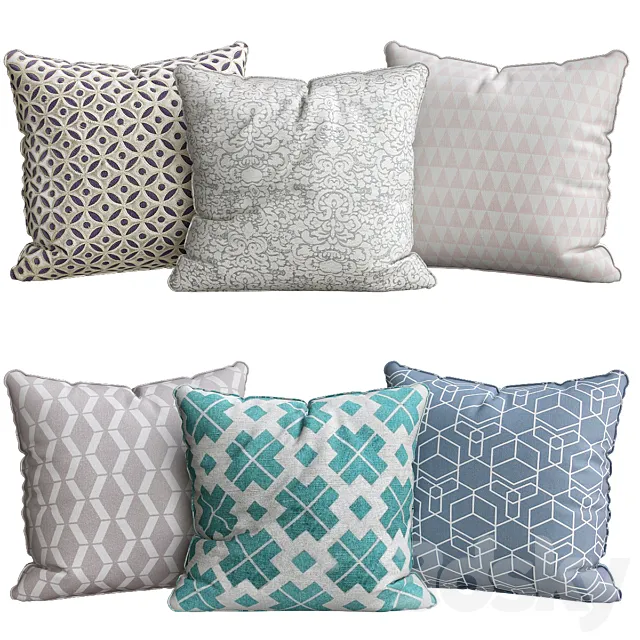 Pillows collections_4 3ds Max