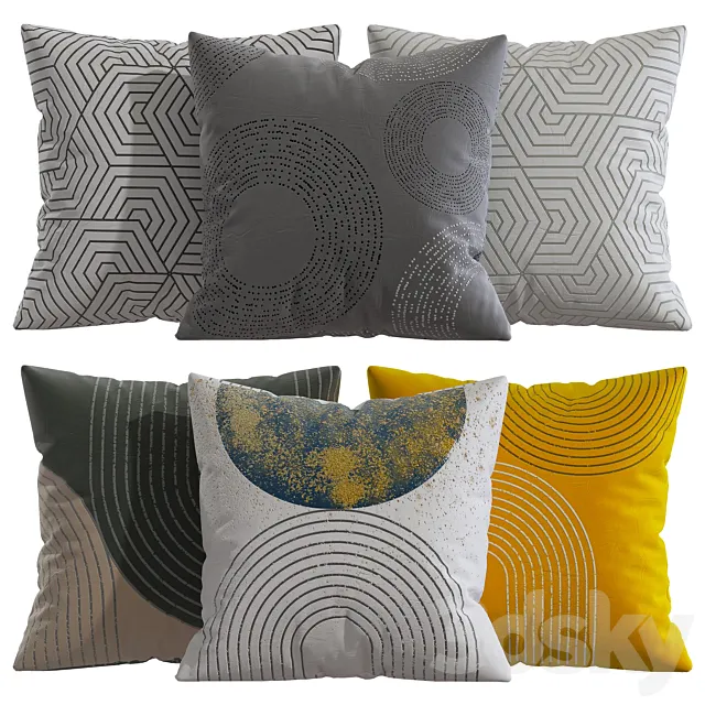 Pillows Decor 48 3ds Max