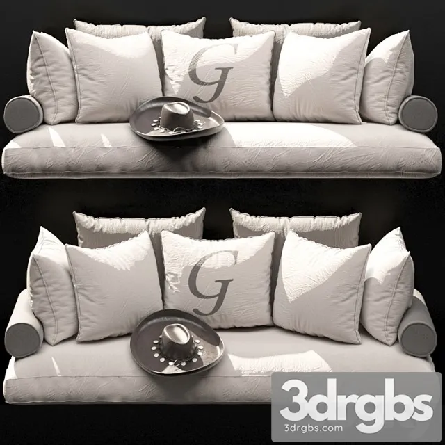 Pillows for french window №1 2 3dsmax Download