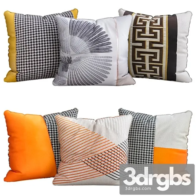 Pillows For Sofa 6 Pieces 47 3dsmax Download